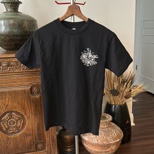 1997 Quiet Life Los Angeles Black Graphic Floral T-Shirt